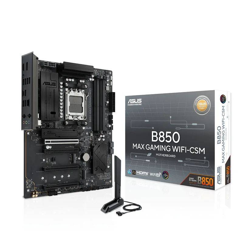 ASUS B850 MAX GAMING WIFI AMD B850 Protsessoripesa AM5 ATX