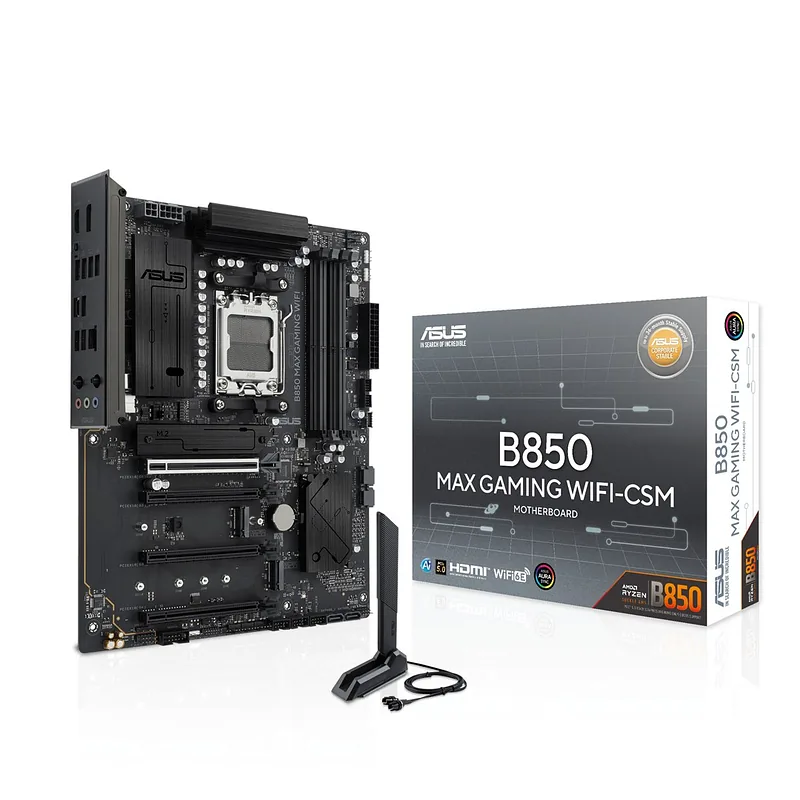 ASUS B850 MAX GAMING WIFI AMD B850 Protsessoripesa AM5 ATX