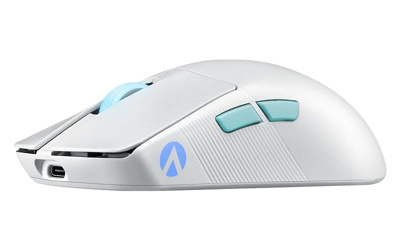 ASUS ROG Harpe Ace Aim Lab Edition hiir Mängimine Mõlemakäeline RF Wireless + Bluetooth + USB Type-C Optomehaaniline 36000 DPI