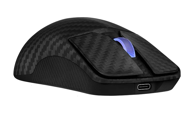 ASUS ROG Harpe Ace Extreme hiir Mängimine Parempoolne RF Wireless + Bluetooth + USB Type-A Optiline 42000 DPI