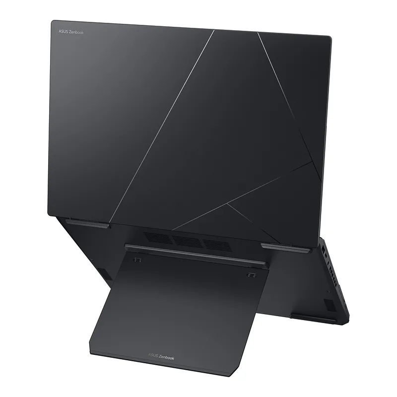 Asus, Zenbook Duo UX8406CA-QL287W, Inkwell Gray, 14 “, OLED, Touchscreen, FHD, 1920 x 1200 pixels, Intel Core Ultra 7, 255H, 16 GB, LPDDR5X, Solid-state drive capacity 1000 GB, Intel Arc Graphics, Windows 11 Home, 802.11be, Bluetooth version 5.4, Keyboard language US international, Keyboard backlit, Warranty 24 month(s), Battery warranty 12 month(s)