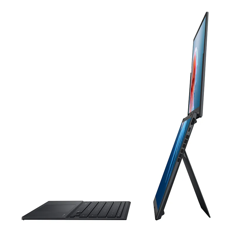 Asus, Zenbook Duo UX8406CA-QL287W, Inkwell Gray, 14 “, OLED, Touchscreen, FHD, 1920 x 1200 pixels, Intel Core Ultra 7, 255H, 16 GB, LPDDR5X, Solid-state drive capacity 1000 GB, Intel Arc Graphics, Windows 11 Home, 802.11be, Bluetooth version 5.4, Keyboard language US international, Keyboard backlit, Warranty 24 month(s), Battery warranty 12 month(s)