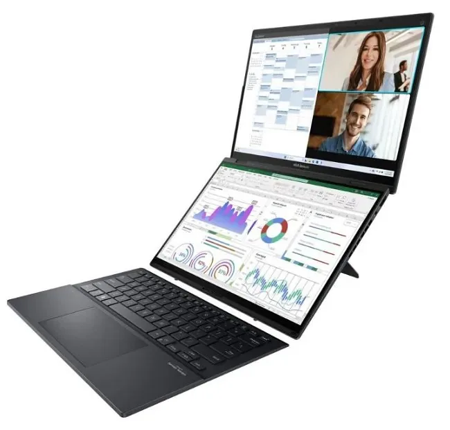 ASUS ZenBook Duo OLED UX8406CA-QL121W – Ultra 7 255H | 14” | Dotyk | 32GB | 1TB | W11H