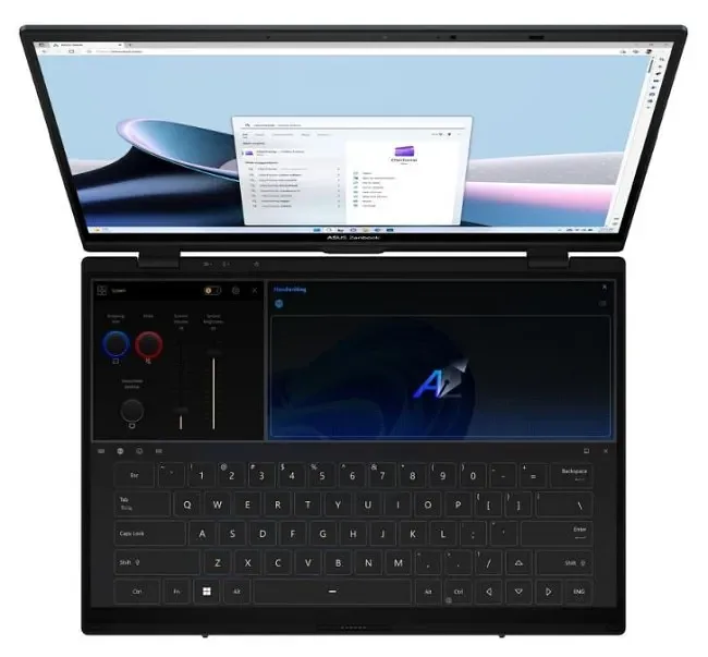 ASUS ZenBook Duo OLED UX8406CA-QL121W – Ultra 7 255H | 14” | Dotyk | 32GB | 1TB | W11H