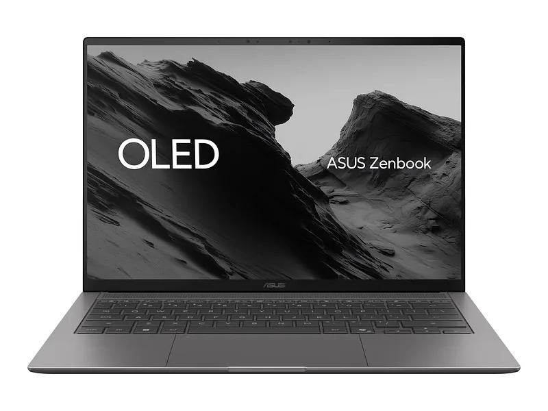 Asus Zenbook S14 UX5406AA-SU324W, Antrim Gray, 14 “, OLED, Touchscreen, 3K, 2880 x 1800 pixels, 120 Hz, Glossy, Intel Core Ultra 9, 386H, 32 GB, LPDDR5X, Solid-state drive capacity 1000 GB, Intel Graphics, Windows 11 Home, 802.11be, Bluetooth version 6.0, Keyboard language US international, Keyboard backlit, Warranty 24 month(s), Battery warranty 12 month(s)
