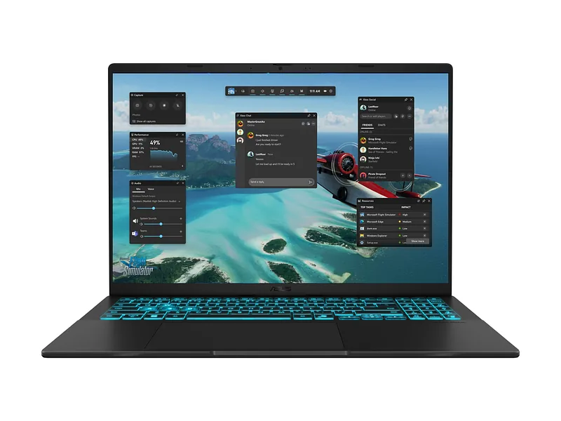 Asus, V16 V3607VP-RP020W, Matte Black, 16 “, WUXGA, 1920 x 1200 pixels, Anti-glare, Intel Core 7, 240H, 16 GB, DDR5, Hard drive capacity M.2 NVMe PCIe 4.0 SSD GB, Hybrid hard drive (H-HDD) capacity 1000 GB, NVIDIA GeForce RTX 5070, GDDR7, 8 GB, Windows 11 Home, 802.11ax, Bluetooth version 5.3, Keyboard language English, Keyboard backlit, Warranty 24 month(s), Battery warranty 12 month(s)