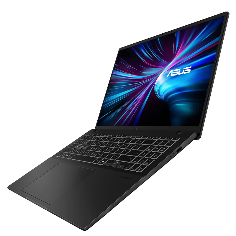 Asus, V16 V3607VP-RP020W, Matte Black, 16 “, WUXGA, 1920 x 1200 pixels, Anti-glare, Intel Core 7, 240H, 16 GB, DDR5, Hard drive capacity M.2 NVMe PCIe 4.0 SSD GB, Hybrid hard drive (H-HDD) capacity 1000 GB, NVIDIA GeForce RTX 5070, GDDR7, 8 GB, Windows 11 Home, 802.11ax, Bluetooth version 5.3, Keyboard language English, Keyboard backlit, Warranty 24 month(s), Battery warranty 12 month(s)