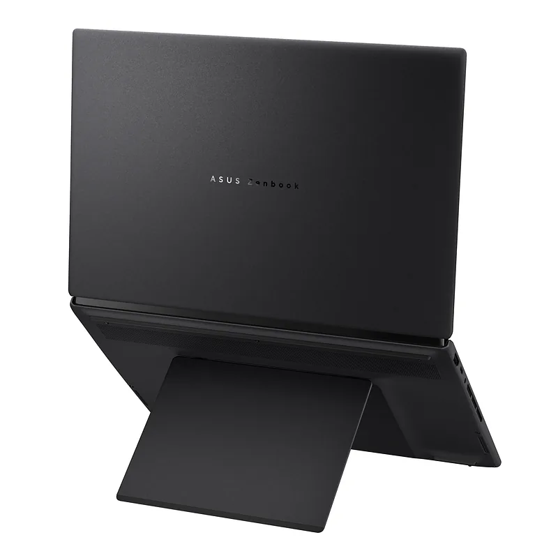 Asus, Zenbook Duo UX8407AA-SN066W, Moher Gray, 14 “, OLED, Touchscreen, 2.8K, 2880 x 1800 pixels, 144 Hz, Anti-Reflective, Intel Core Ultra X9, 378H, 32 GB, LPDDR5X, Solid-state drive capacity 2000 GB, Intel Arc Graphics, Windows 11 Pro, 802.11be, Bluetooth version 5.4, Keyboard language US international, Keyboard backlit, Warranty 24 month(s), Battery warranty 12 month(s)