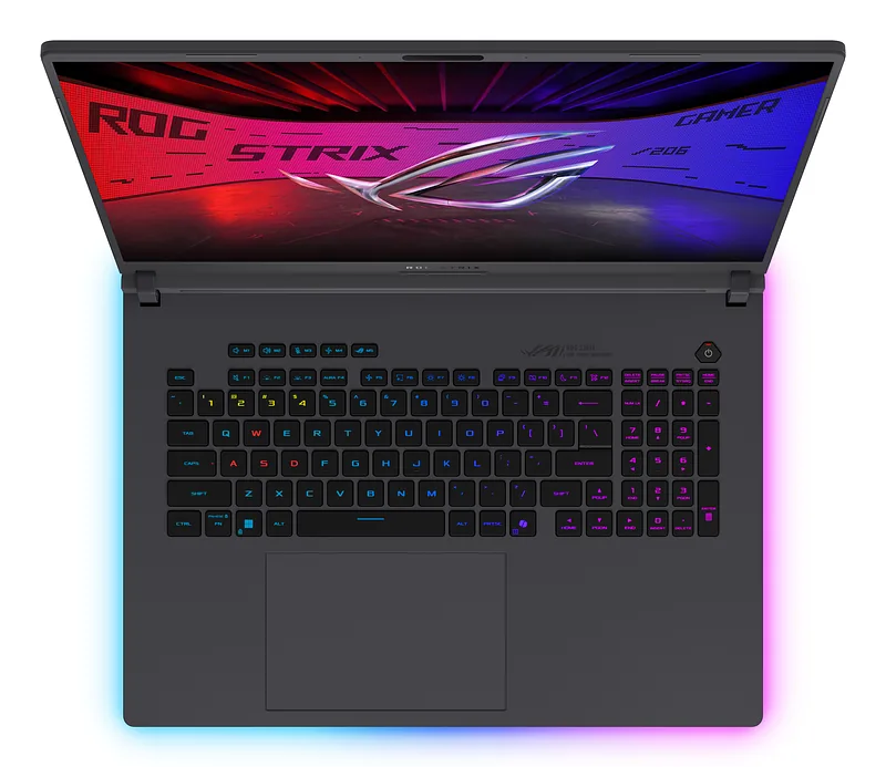 ASUS ROG Strix G18 G815JMR-S9089W Intel® Core™ i7 i7-14650HX Sülearvuti 45,7 cm (18″) WQXGA 16 GB DDR5-SDRAM 1 TB SSD NVIDIA GeForce RTX 5060 Laptop GPU Wi-Fi 7 (802.11be) Windows 11 Home Hall