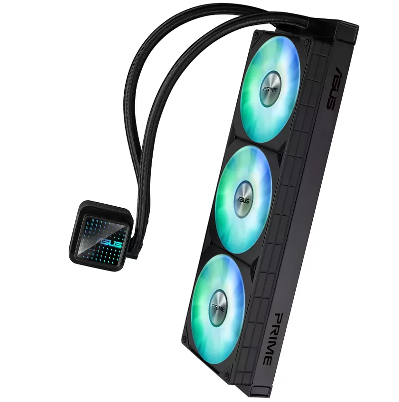 ASUS Prime LC 360 ARGB Arvuti korpus Kõik-ühes vedelikujahuti 12 cm Must