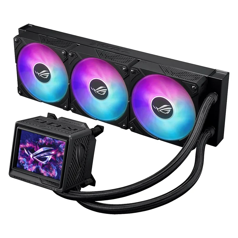 ASUS ROG Ryujin III 360 ARGB Extreme Arvuti korpus Kõik-ühes vedelikujahuti 12 cm Must