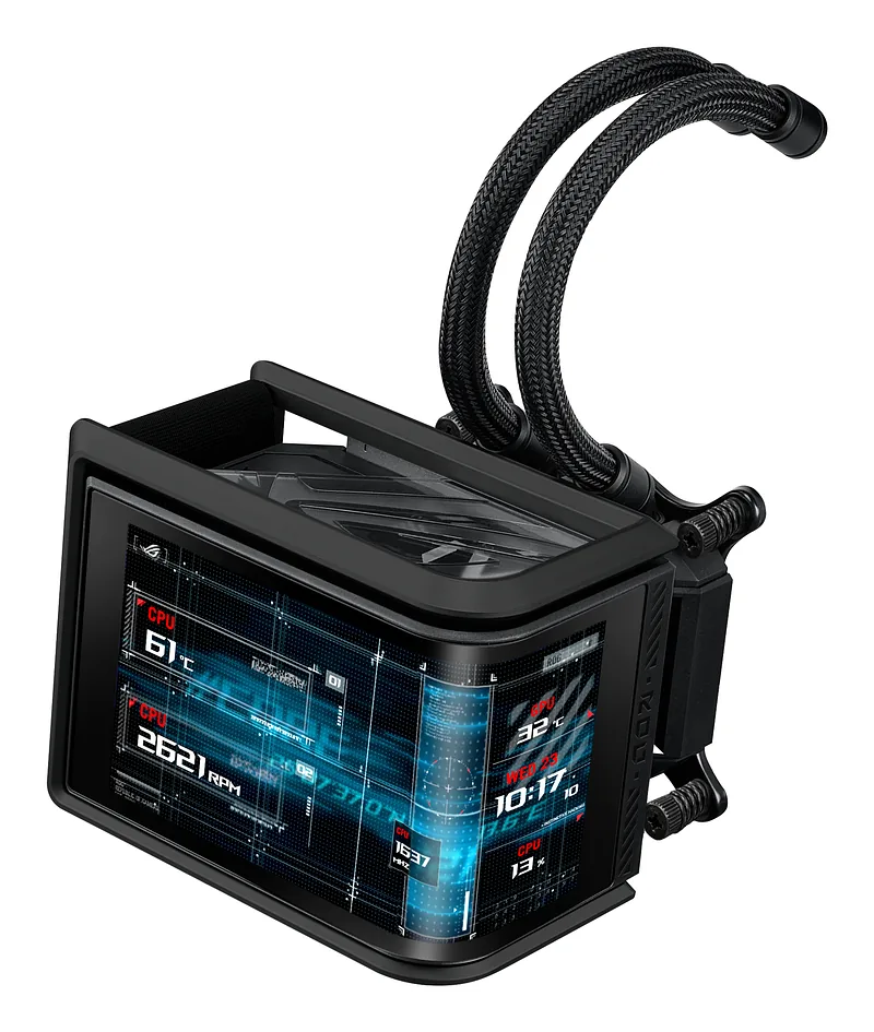 ASUS ROG Ryuo IV SLC 360 ARGB Protsessor Kõik-ühes vedelikujahuti 12 cm Must