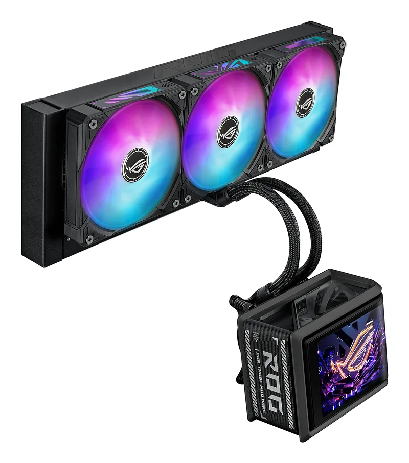 ASUS ROG Ryuo IV SLC 360 ARGB Protsessor Kõik-ühes vedelikujahuti 12 cm Must