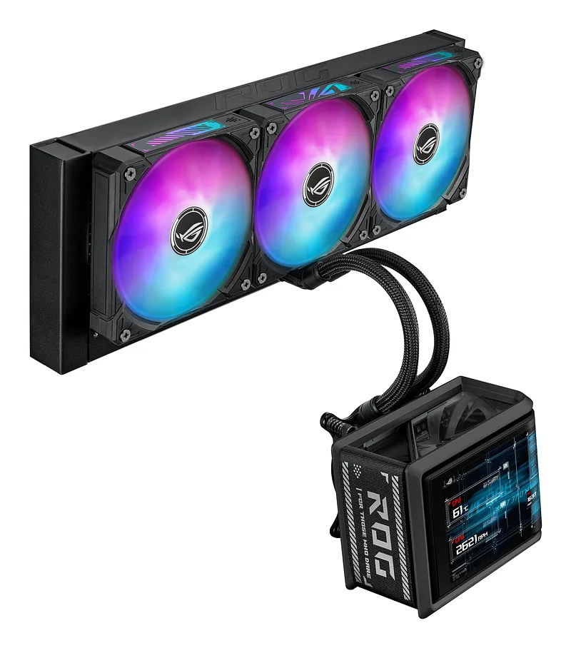 ASUS ROG Ryuo IV SLC 360 ARGB Protsessor Kõik-ühes vedelikujahuti 12 cm Must