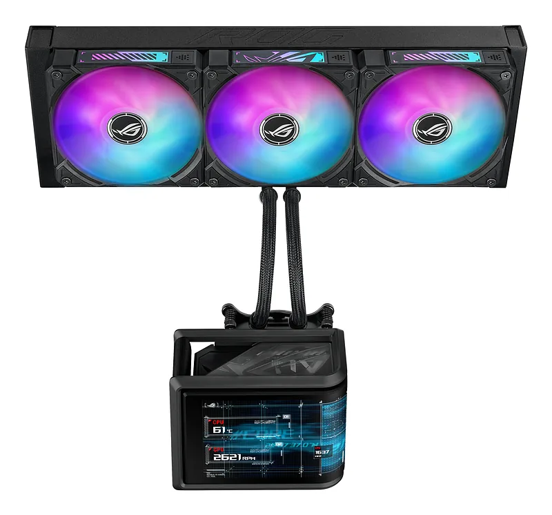 ASUS ROG Ryuo IV SLC 360 ARGB Protsessor Kõik-ühes vedelikujahuti 12 cm Must