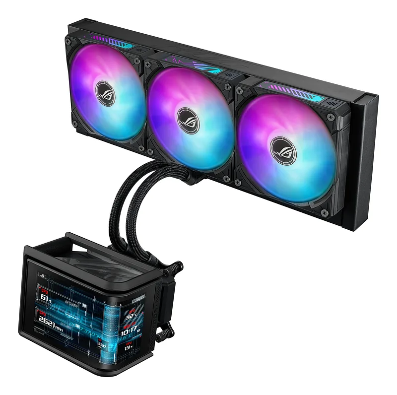 ASUS ROG Ryuo IV SLC 360 ARGB Protsessor Kõik-ühes vedelikujahuti 12 cm Must