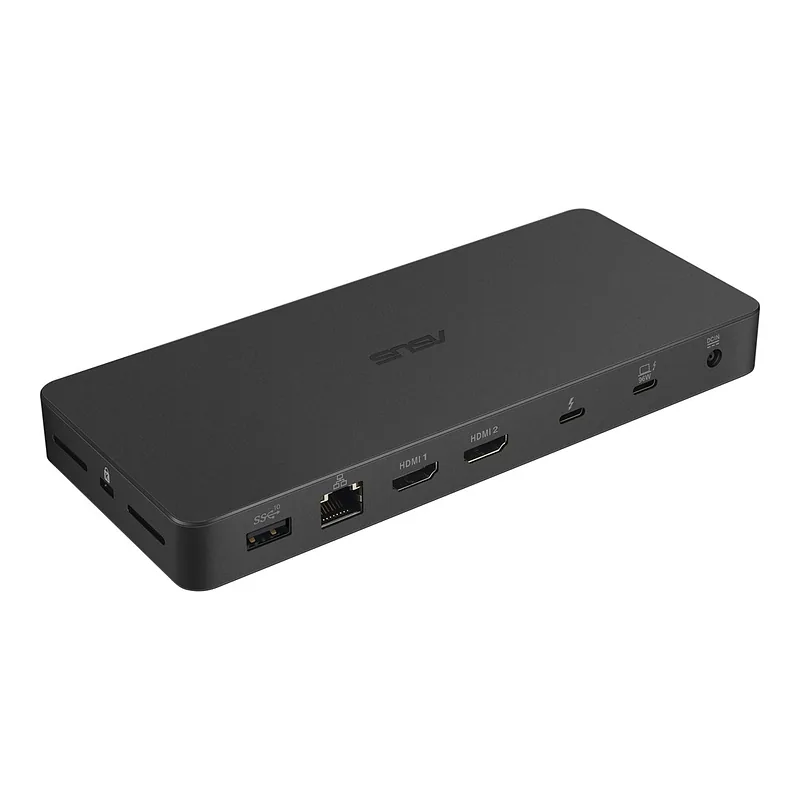 ASUS Triple 4K Thunderbolt 4 Dock DC500 Juhtmega ühendatud Must