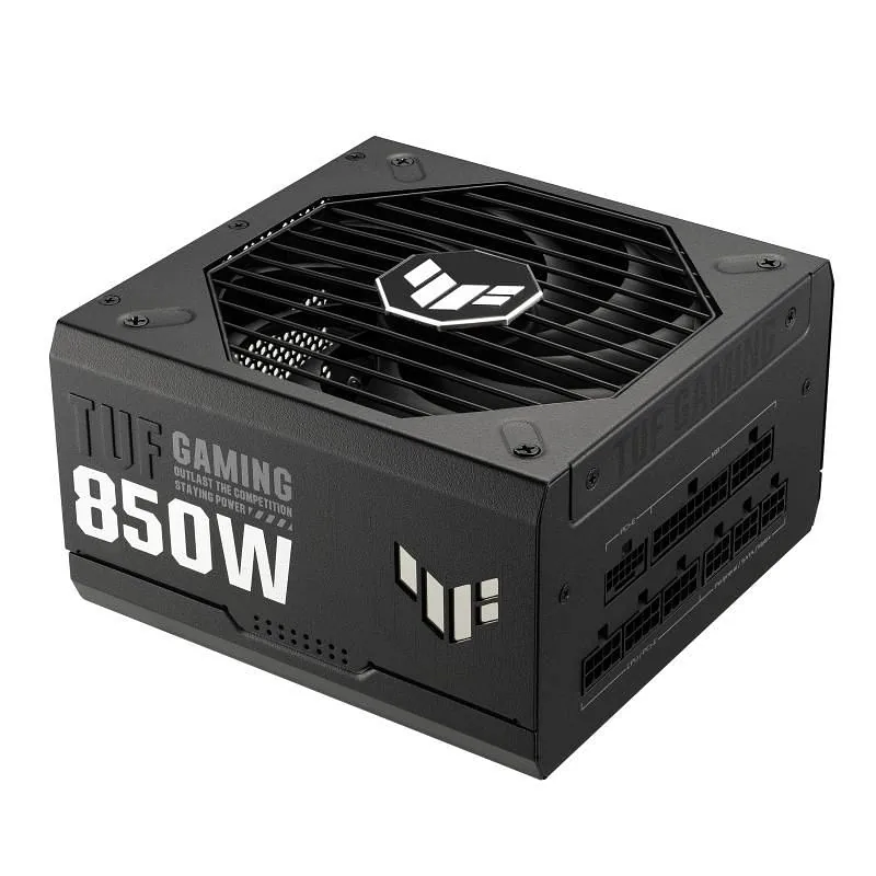ASUS TUF Gaming 850W Gold toiteallika komponent 24-pin ATX ATX Must