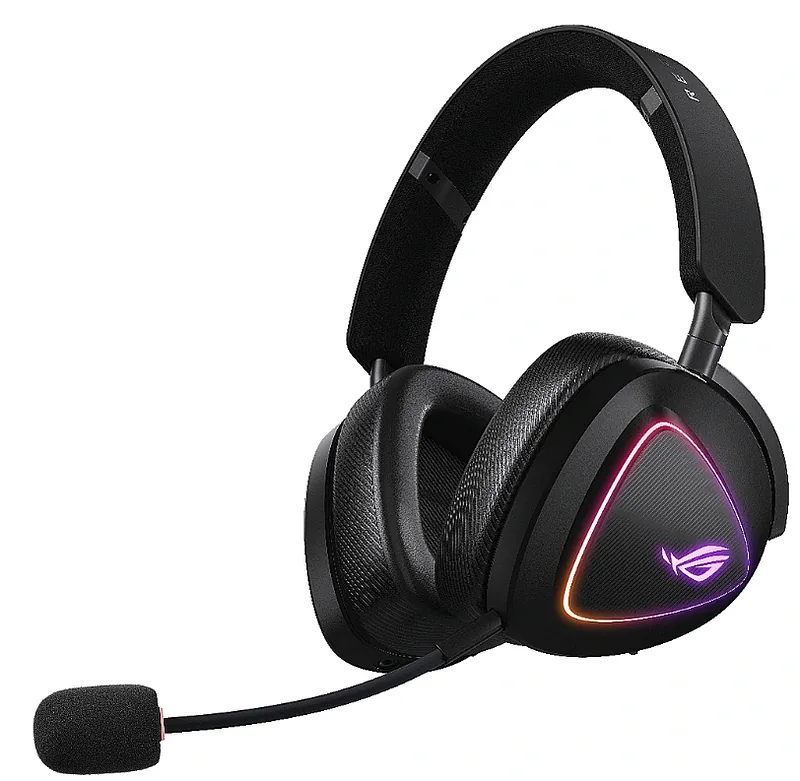 ASUS ROG DELTA II Kõrvaklapp Juhtmega ühendatud & juhtmevaba Peavõru Mängimine USB tüüp-C Bluetooth Must