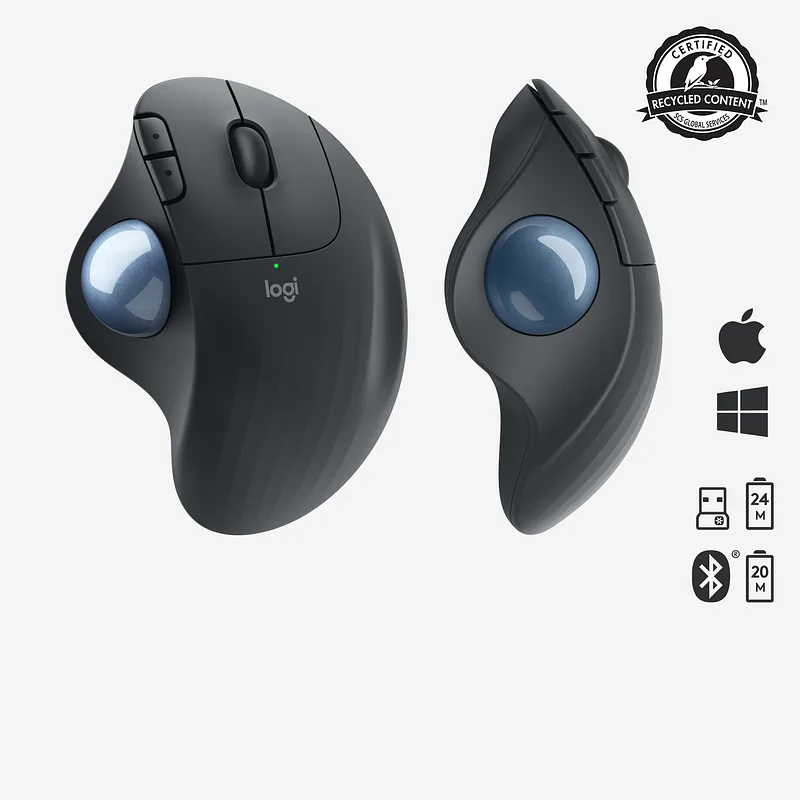 Logitech 910-005872 hiir Kontor Parempoolne RF juhtmeta ühendus + Bluetooth Juhtkuul 2000 DPI