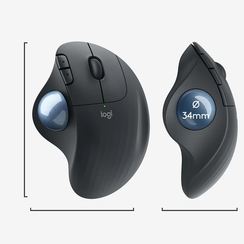 Logitech 910-005872 hiir Kontor Parempoolne RF juhtmeta ühendus + Bluetooth Juhtkuul 2000 DPI