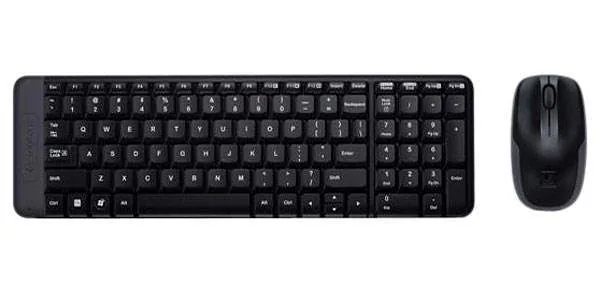 Logitech 920-003168 klaviatuur Hiir kaasa arvatud Kontor Raadioside QWERTY Rahvusvaheline EER (Euroopa ettevõtluspiirkond) Must