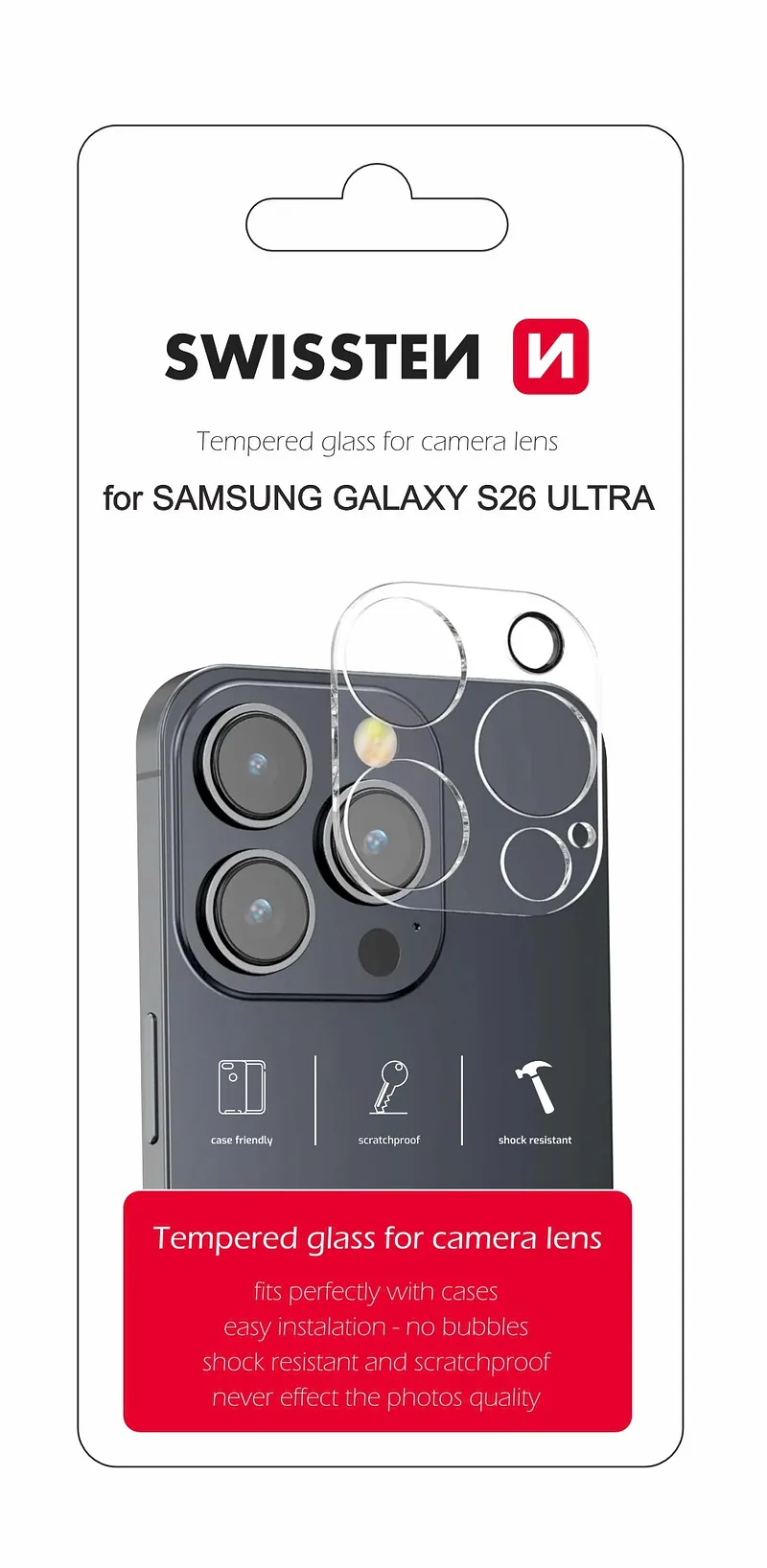Swissten Temepered Glass for Camera Lens for Samsung Galaxy S26 Ultra 5G