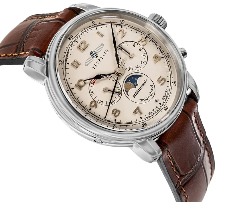 ZEPPELIN LZ121 Mediterranee Moonphase Men’s Watch 9636-5