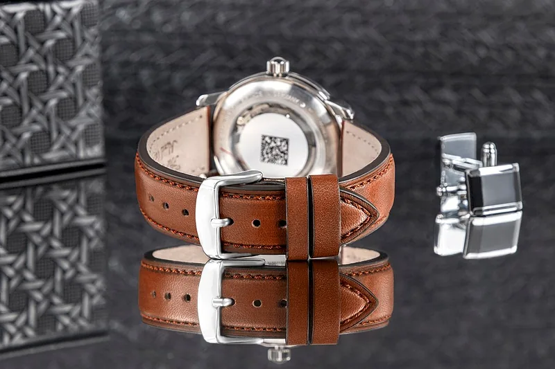 ZEPPELIN Méditerranée Open Heart Automatic 9666-3 Men’s Watch / silver