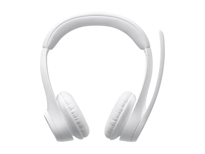 Logitech 981-001417 kõrvaklapid ja peakomplekt Kõrvaklapp Juhtmevaba Peavõru Kontor/kõnekeskus Bluetooth Valge
