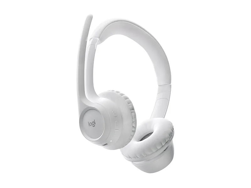 Logitech 981-001417 kõrvaklapid ja peakomplekt Kõrvaklapp Juhtmevaba Peavõru Kontor/kõnekeskus Bluetooth Valge