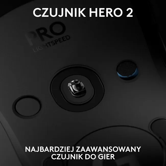 Logitech G Pro 2 Lightspeed Czarny + Dongle