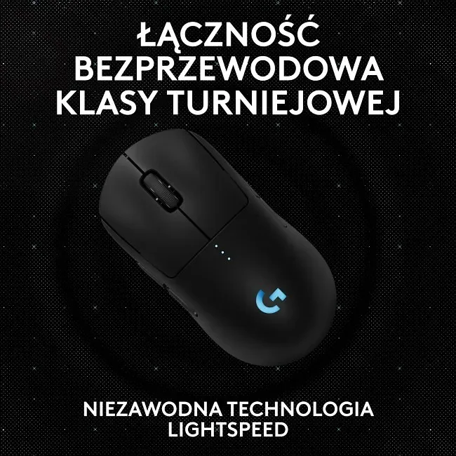 Logitech G Pro 2 Lightspeed Czarny + Dongle