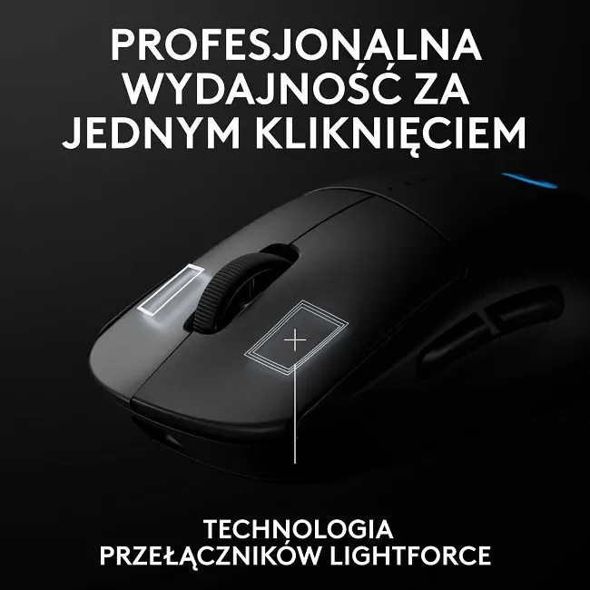 Logitech G Pro 2 Lightspeed Czarny + Dongle