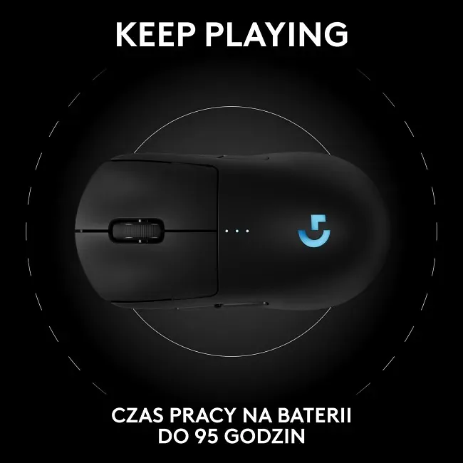 Logitech G Pro 2 Lightspeed Czarny + Dongle