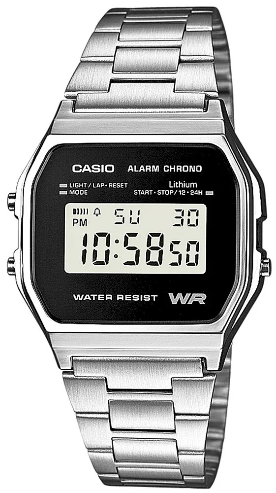 CASIO Vintage A158WEA-1EF Women's Watch / silver