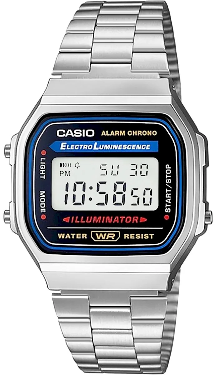 CASIO Vintage A168WA-1YES Watch / silver