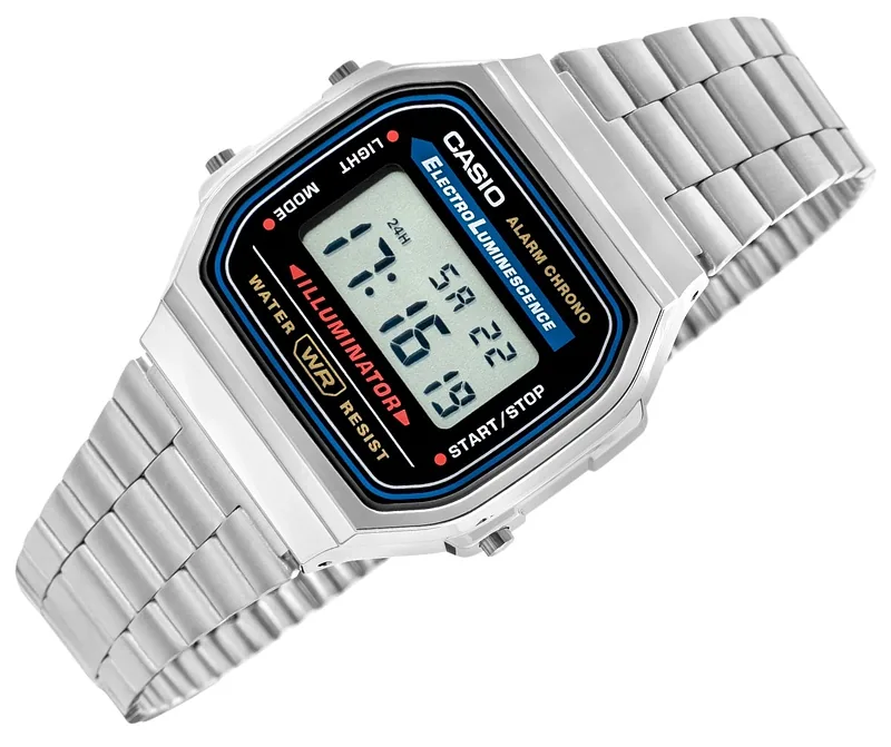 CASIO Vintage A168WA-1YES Watch / silver