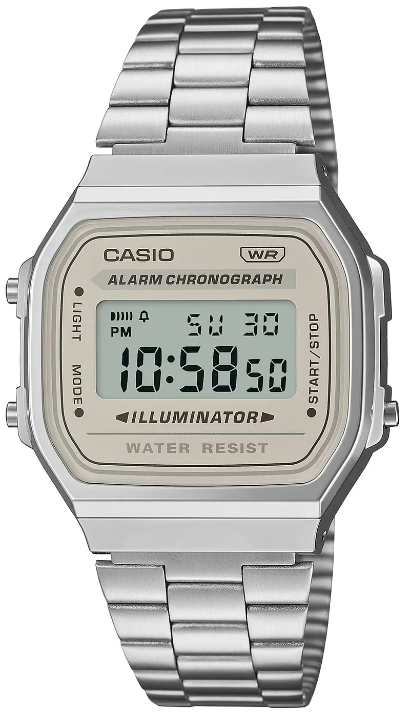 CASIO VINTAGE A168WA-8AYES Men's Watch / silver