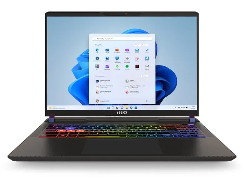MSI Vector 16 HX AI A2XWIG-093PL - Ultra 9 275HX | 16'' | 64GB | 1TB | Win11 | RTX 5080