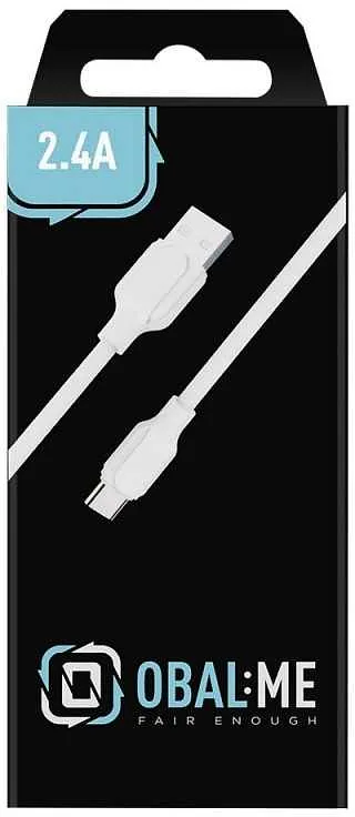 Obal:Me Simple USB-A to USB-C 1m White