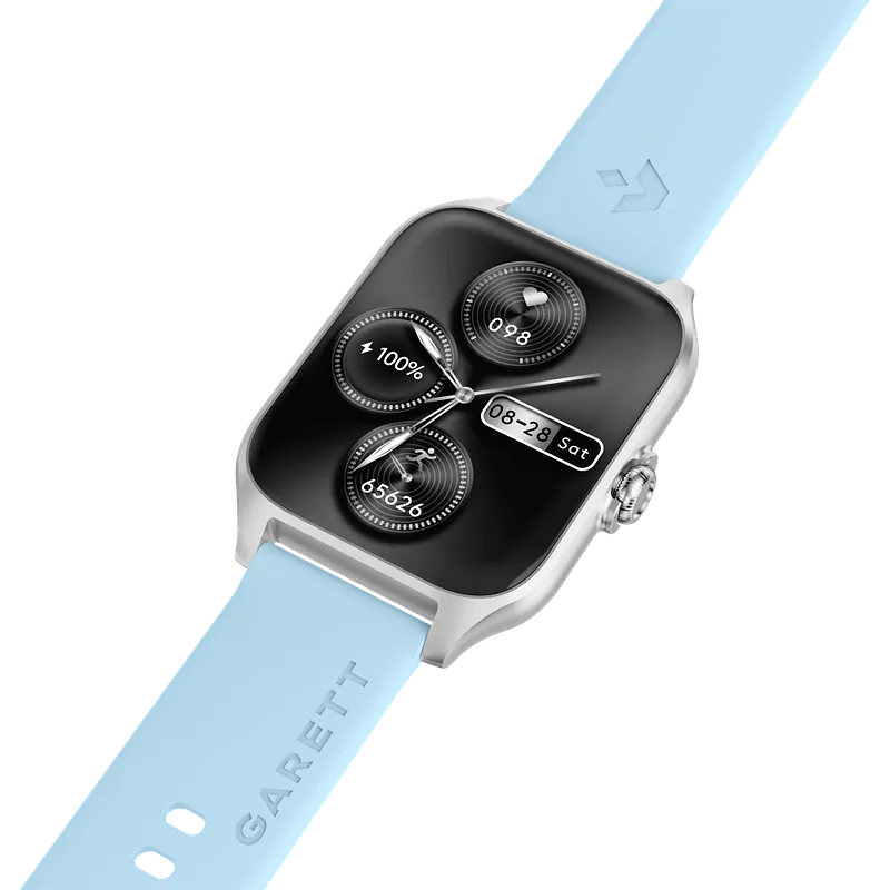Garett Smartwatch GRC Activity 2 Silver matt / AMOLED / 100 sports modes / SOS function / Bluetooth