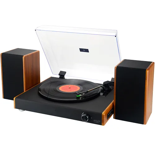 Adler AD 1915 Turntable with USB/Bluetooth/USB recording function and 2 speakers