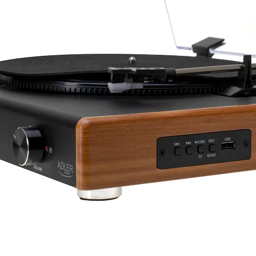 Adler AD 1915 Turntable with USB/Bluetooth/USB recording function and 2 speakers