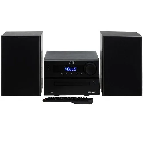 Adler AD 1917 Mini Hi-Fi Stereo System with Bluetooth / CD / USB / FM Radio