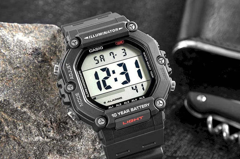 CASIO Men’s Watch AE-1600H-1AVEF / black