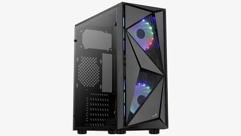 Aerocool Glider Cosmo-A-BK-v2 Midi Tower Must