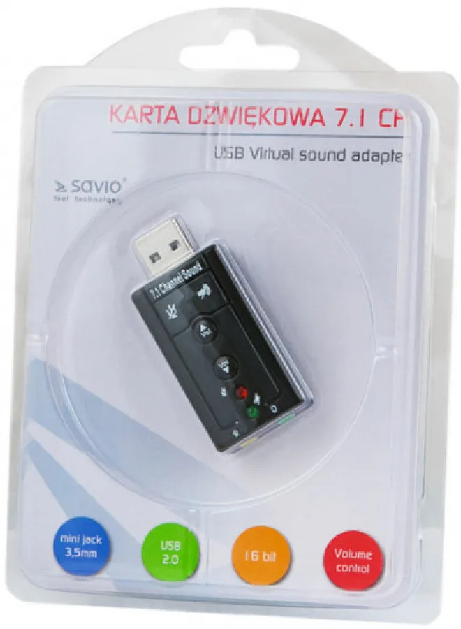 Savio USB 7.1CH Sound Card AK-01