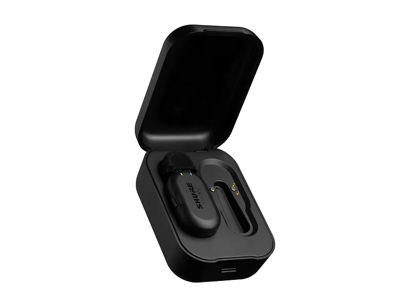 Shure, Microphone only, charge case not included, AMV-LAV-Z6, Black