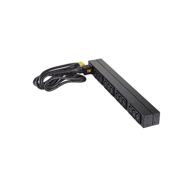 APC Basic Rack PDU toitejaotuskomponent (PDU) 12 vahelduvvoolu kontakt 0U/1U Must